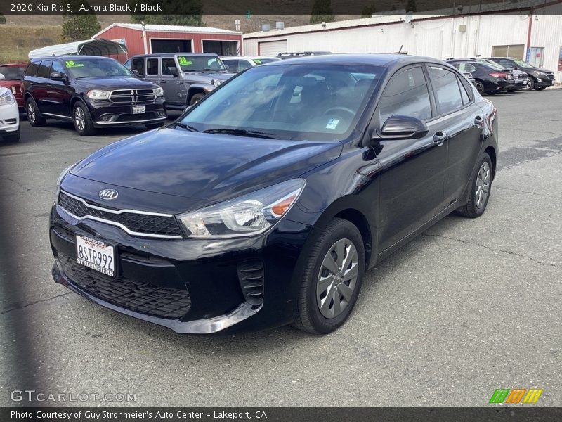 Aurora Black / Black 2020 Kia Rio S