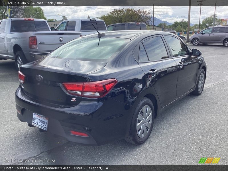 Aurora Black / Black 2020 Kia Rio S