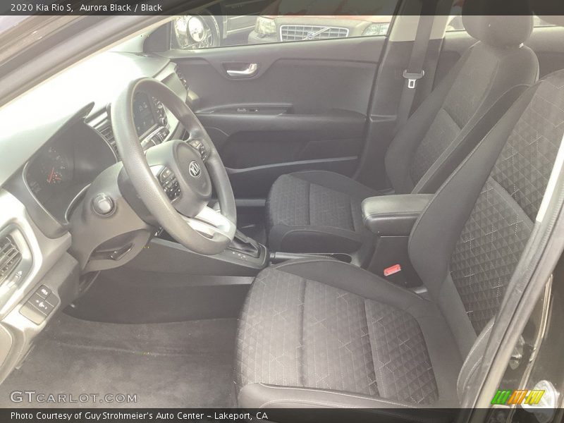 Aurora Black / Black 2020 Kia Rio S