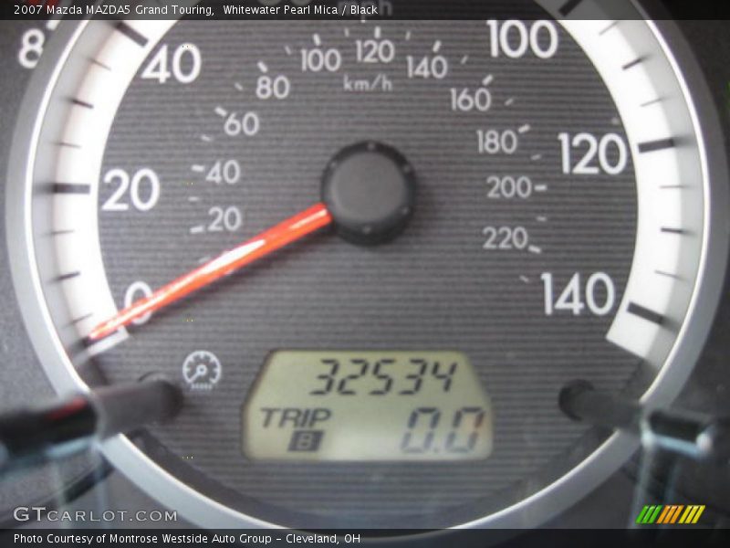 Whitewater Pearl Mica / Black 2007 Mazda MAZDA5 Grand Touring