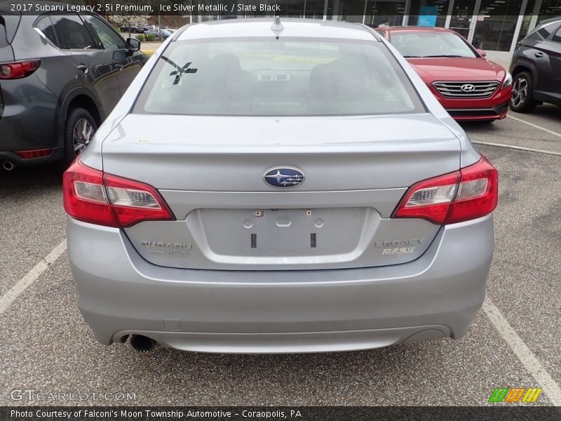 Ice Silver Metallic / Slate Black 2017 Subaru Legacy 2.5i Premium