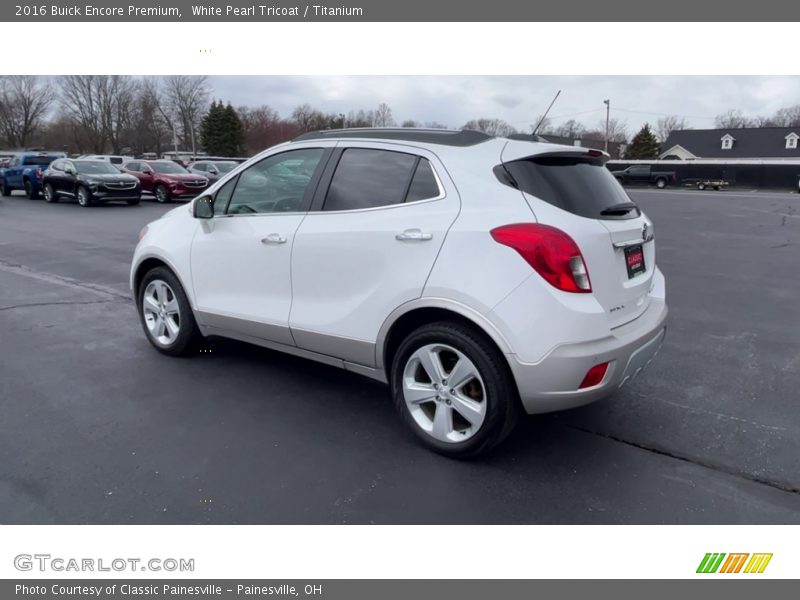 White Pearl Tricoat / Titanium 2016 Buick Encore Premium