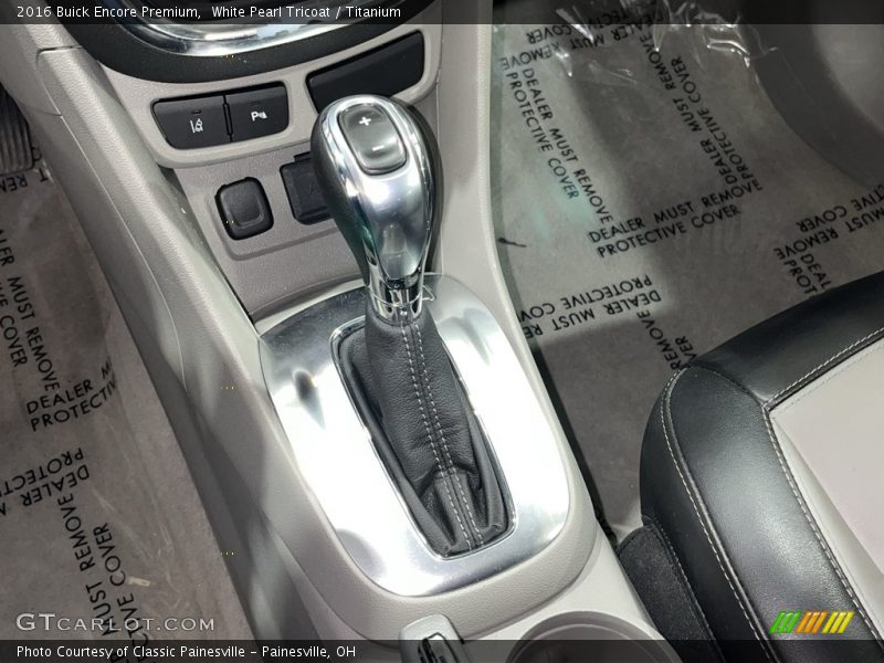 White Pearl Tricoat / Titanium 2016 Buick Encore Premium