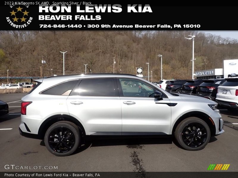 Sparkling Silver / Black 2022 Kia Sorento SX AWD