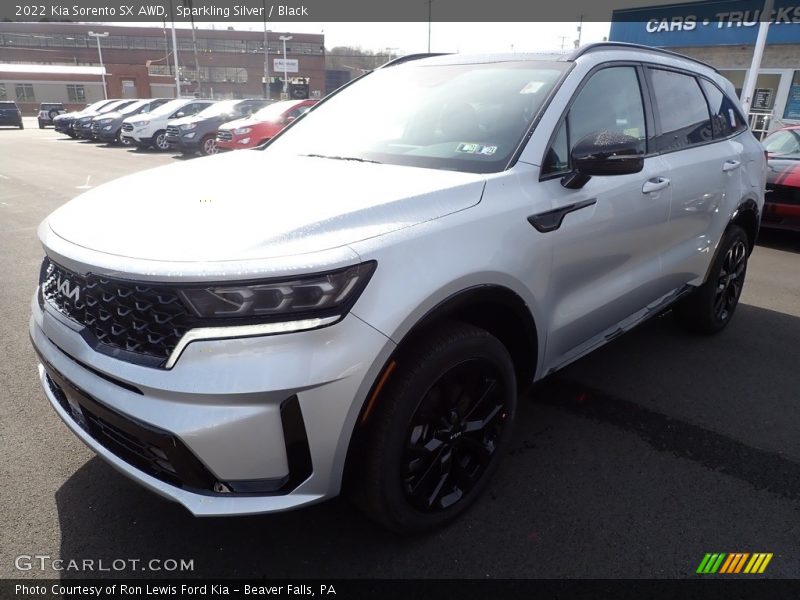 Sparkling Silver / Black 2022 Kia Sorento SX AWD