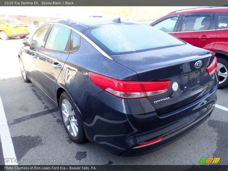 Ebony Black / Black 2016 Kia Optima EX