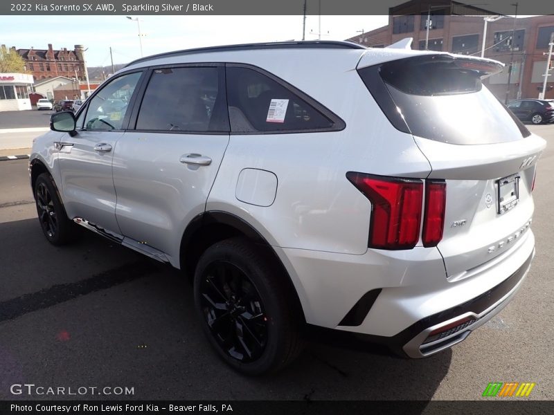 Sparkling Silver / Black 2022 Kia Sorento SX AWD