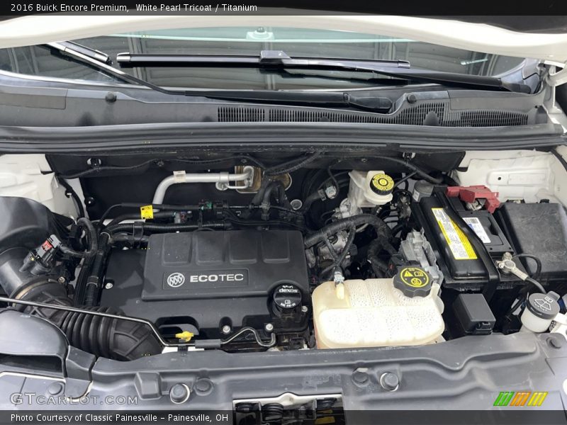  2016 Encore Premium Engine - 1.4 Liter Turbocharged DOHC 16-Valve VVT 4 Cylinder