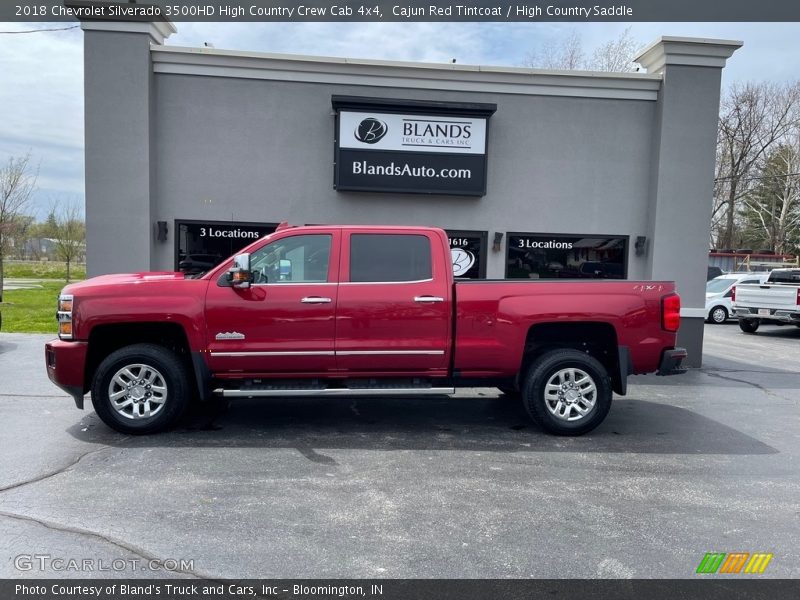 Cajun Red Tintcoat / High Country Saddle 2018 Chevrolet Silverado 3500HD High Country Crew Cab 4x4