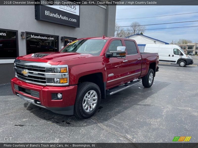Cajun Red Tintcoat / High Country Saddle 2018 Chevrolet Silverado 3500HD High Country Crew Cab 4x4