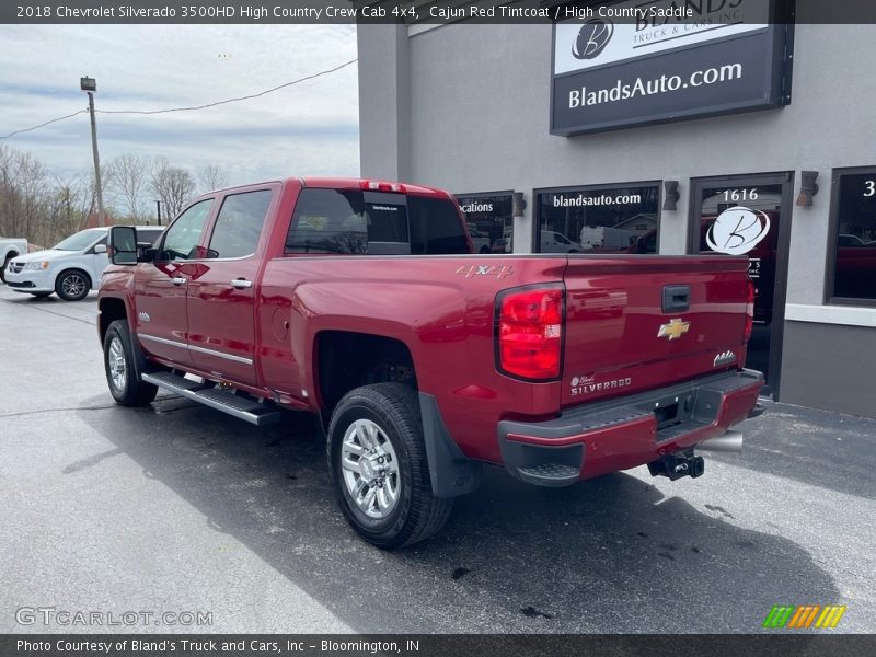 Cajun Red Tintcoat / High Country Saddle 2018 Chevrolet Silverado 3500HD High Country Crew Cab 4x4