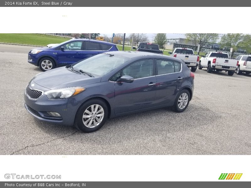 Steel Blue / Gray 2014 Kia Forte EX