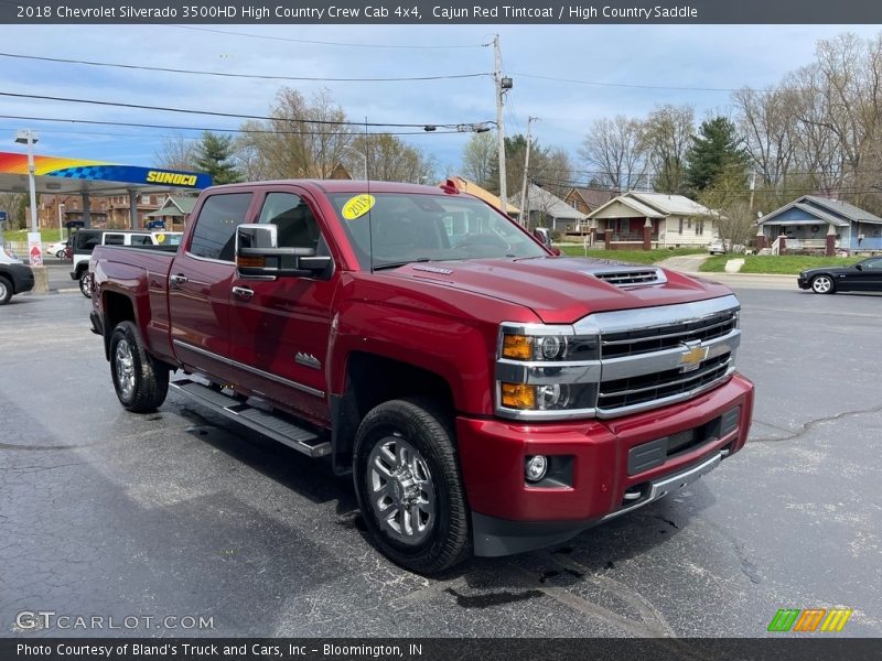 Cajun Red Tintcoat / High Country Saddle 2018 Chevrolet Silverado 3500HD High Country Crew Cab 4x4