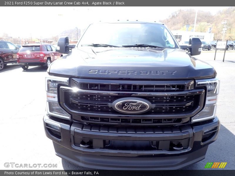 Agate Black / Black 2021 Ford F250 Super Duty Lariat Crew Cab 4x4
