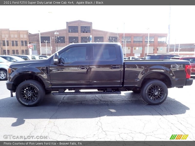  2021 F250 Super Duty Lariat Crew Cab 4x4 Agate Black