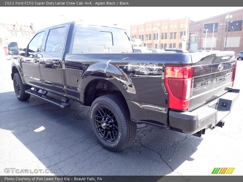 Agate Black / Black 2021 Ford F250 Super Duty Lariat Crew Cab 4x4