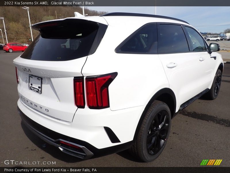 Glacial White Pearl / Black 2022 Kia Sorento SX AWD