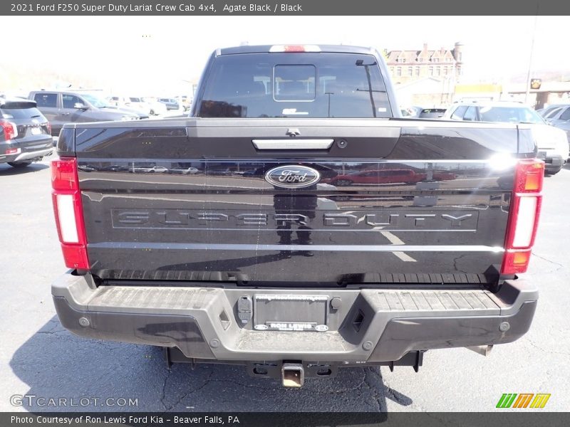 Agate Black / Black 2021 Ford F250 Super Duty Lariat Crew Cab 4x4