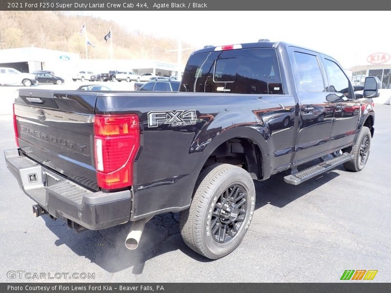 Agate Black / Black 2021 Ford F250 Super Duty Lariat Crew Cab 4x4