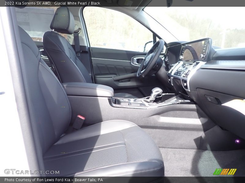 Glacial White Pearl / Black 2022 Kia Sorento SX AWD