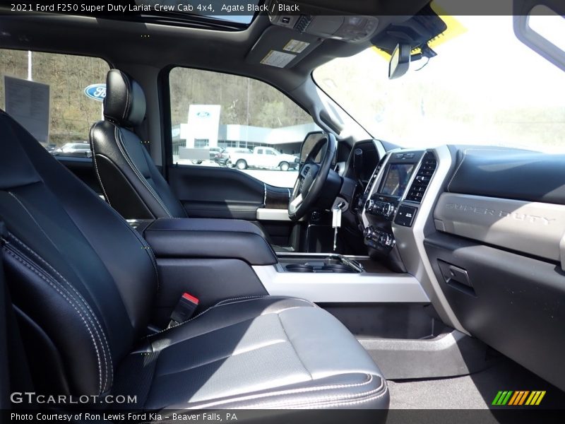 Front Seat of 2021 F250 Super Duty Lariat Crew Cab 4x4