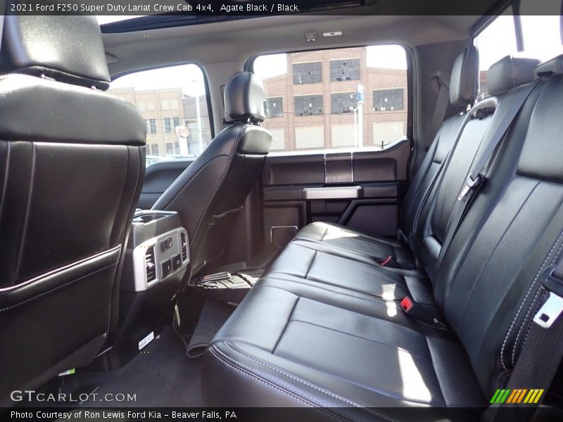 Rear Seat of 2021 F250 Super Duty Lariat Crew Cab 4x4