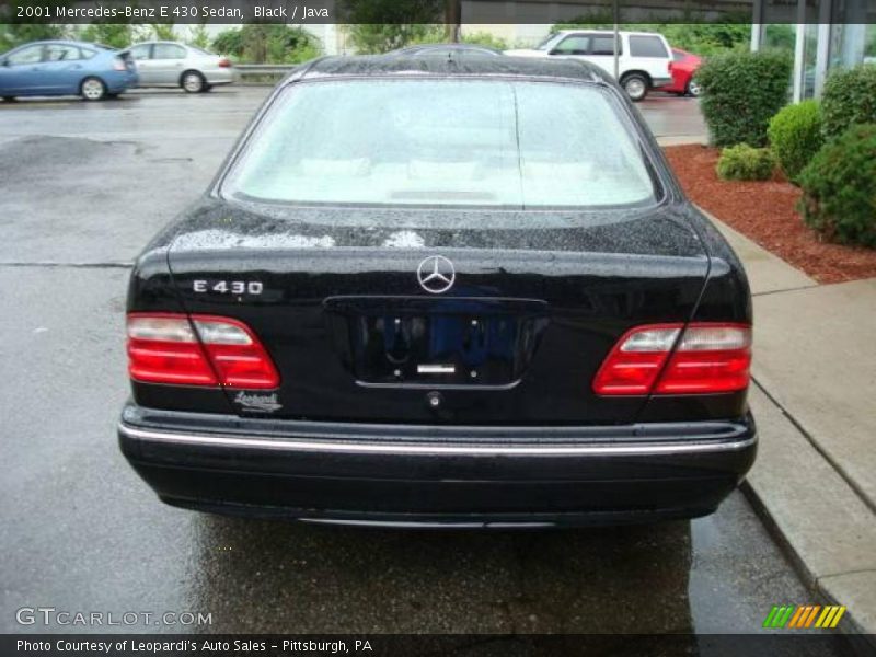 Black / Java 2001 Mercedes-Benz E 430 Sedan