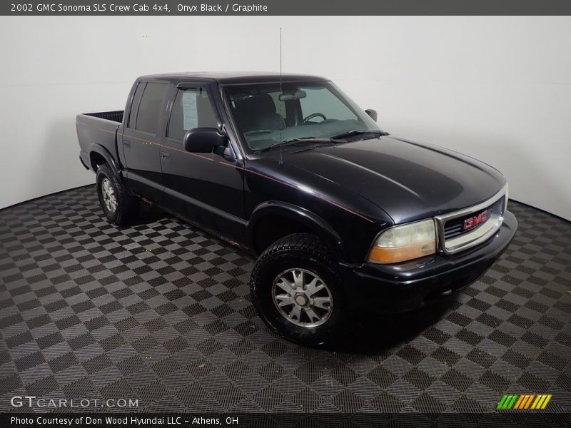 Onyx Black / Graphite 2002 GMC Sonoma SLS Crew Cab 4x4