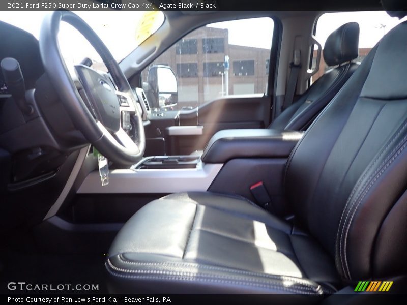 Agate Black / Black 2021 Ford F250 Super Duty Lariat Crew Cab 4x4