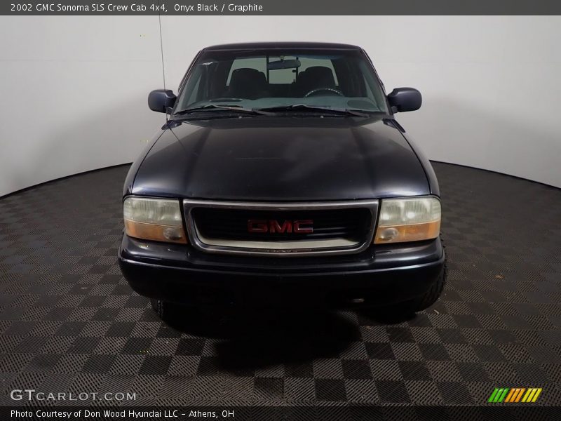 Onyx Black / Graphite 2002 GMC Sonoma SLS Crew Cab 4x4
