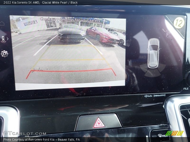 Glacial White Pearl / Black 2022 Kia Sorento SX AWD