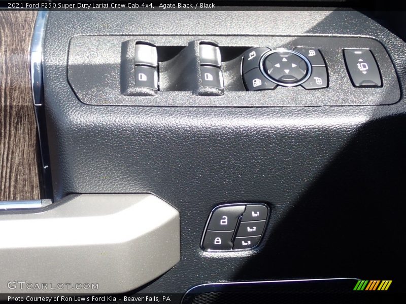 Agate Black / Black 2021 Ford F250 Super Duty Lariat Crew Cab 4x4
