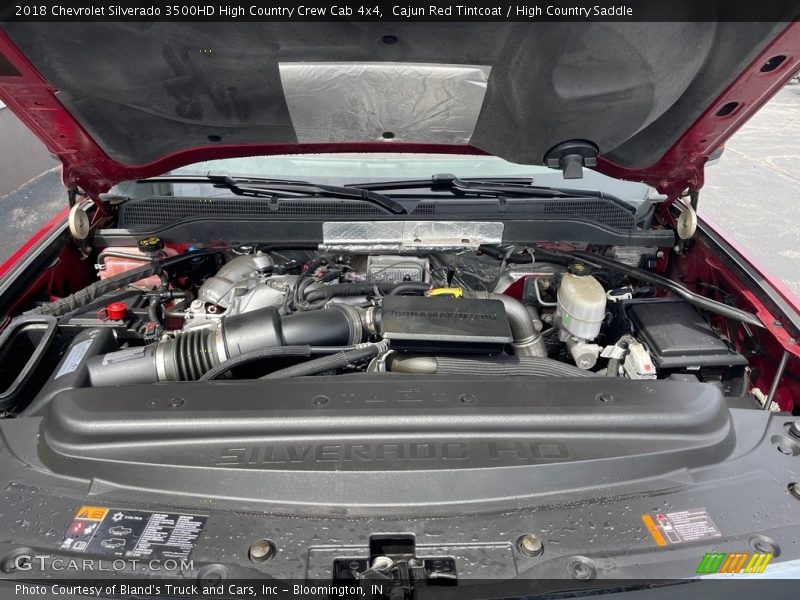 2018 Silverado 3500HD High Country Crew Cab 4x4 Engine - 6.6 Liter OHV 32-Valve Duramax Turbo-Diesel V8