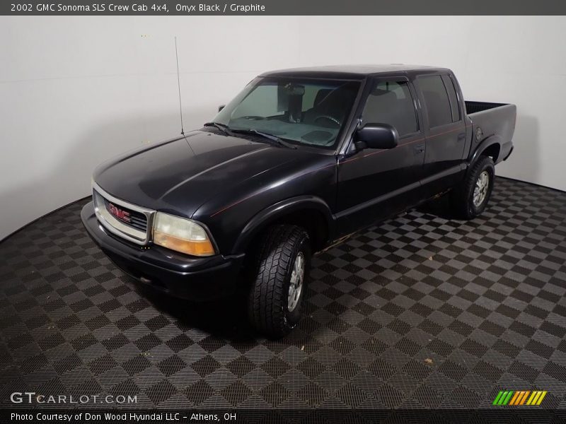Onyx Black / Graphite 2002 GMC Sonoma SLS Crew Cab 4x4