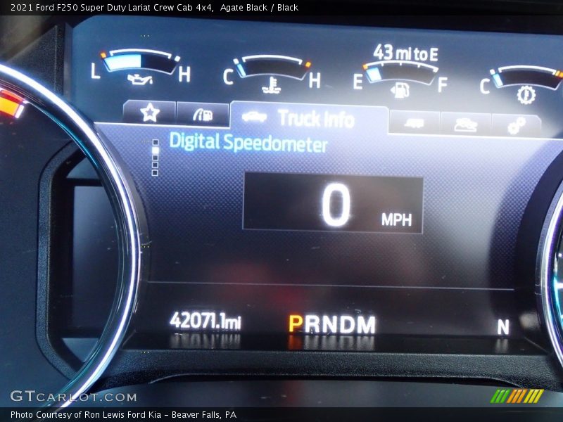 Agate Black / Black 2021 Ford F250 Super Duty Lariat Crew Cab 4x4