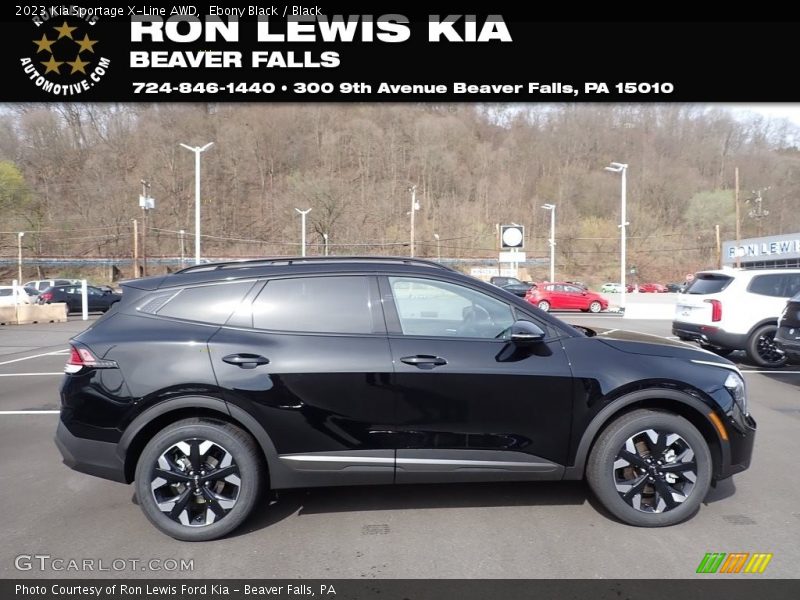 Ebony Black / Black 2023 Kia Sportage X-Line AWD