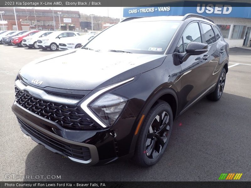 Ebony Black / Black 2023 Kia Sportage X-Line AWD