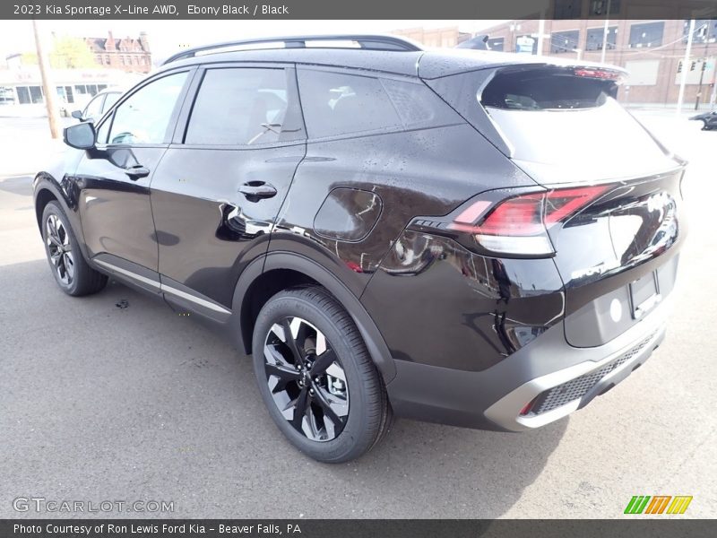 Ebony Black / Black 2023 Kia Sportage X-Line AWD