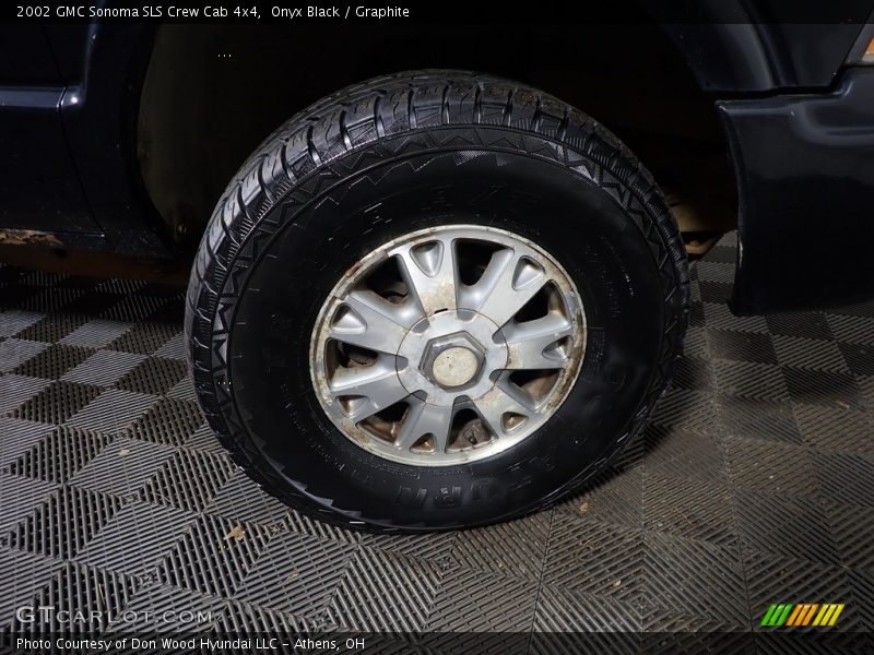 Onyx Black / Graphite 2002 GMC Sonoma SLS Crew Cab 4x4