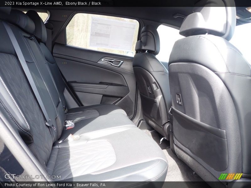 Rear Seat of 2023 Sportage X-Line AWD