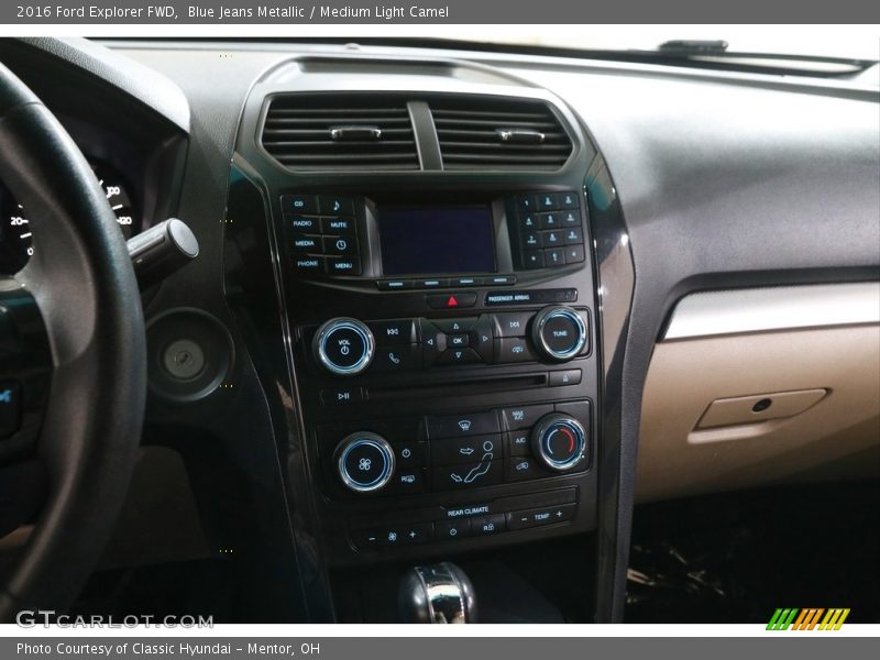 Blue Jeans Metallic / Medium Light Camel 2016 Ford Explorer FWD