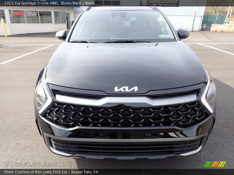 Ebony Black / Black 2023 Kia Sportage X-Line AWD
