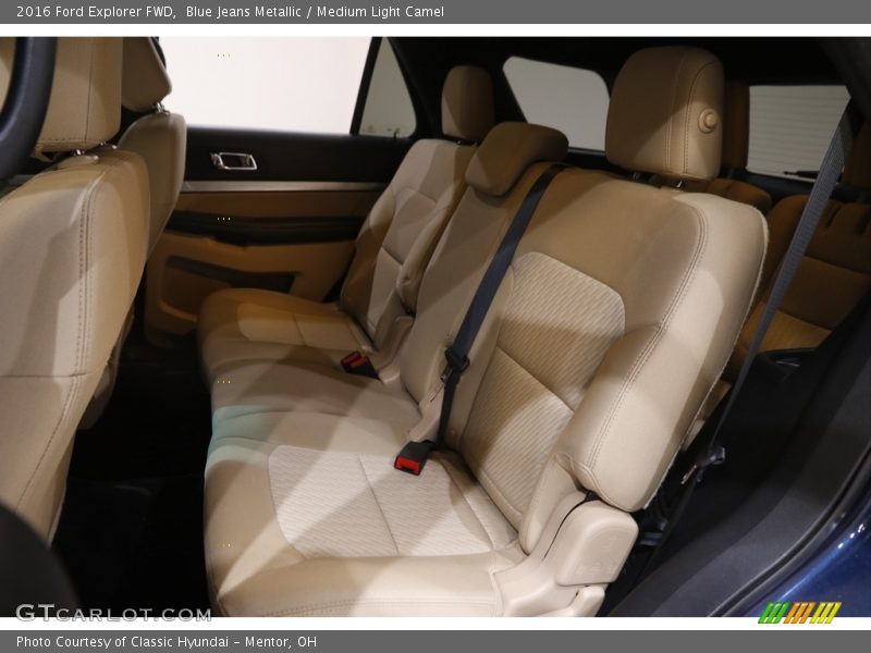 Blue Jeans Metallic / Medium Light Camel 2016 Ford Explorer FWD