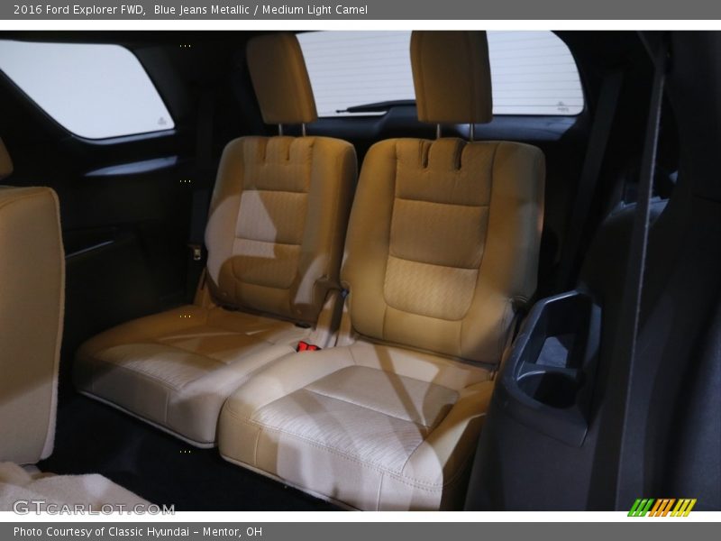 Blue Jeans Metallic / Medium Light Camel 2016 Ford Explorer FWD