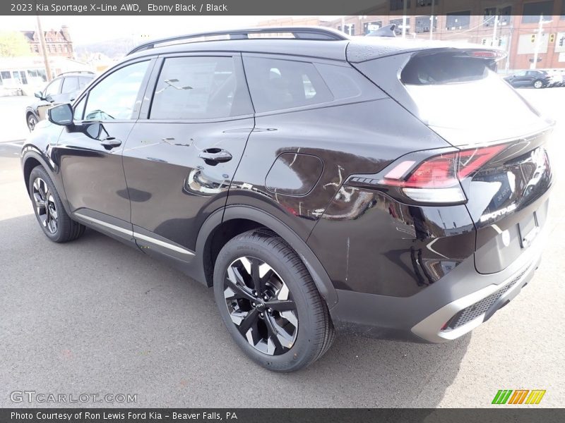 Ebony Black / Black 2023 Kia Sportage X-Line AWD