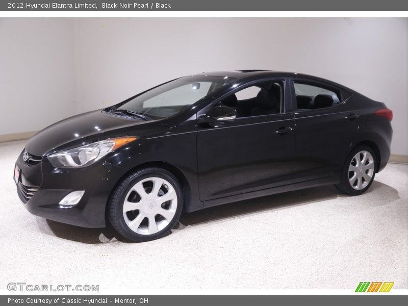 Black Noir Pearl / Black 2012 Hyundai Elantra Limited