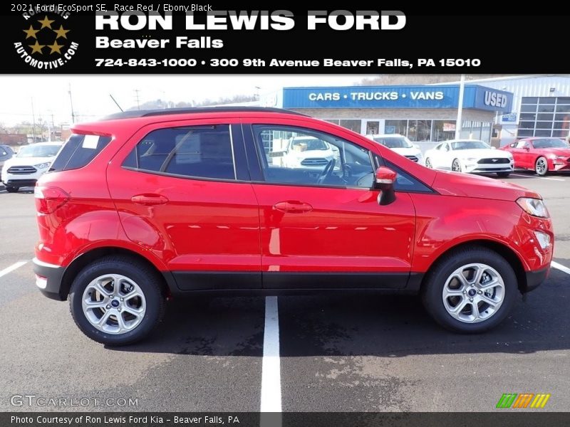 Race Red / Ebony Black 2021 Ford EcoSport SE