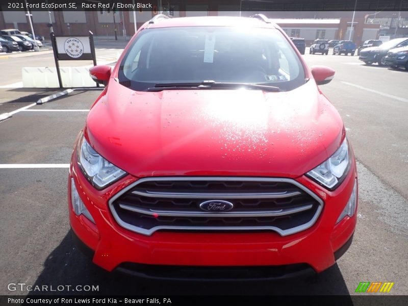 Race Red / Ebony Black 2021 Ford EcoSport SE