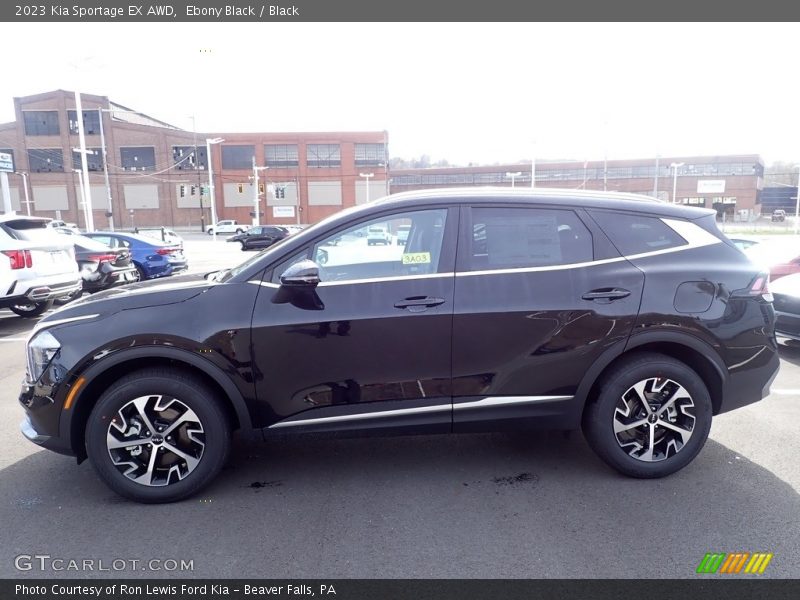  2023 Sportage EX AWD Ebony Black