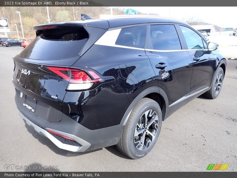 Ebony Black / Black 2023 Kia Sportage EX AWD